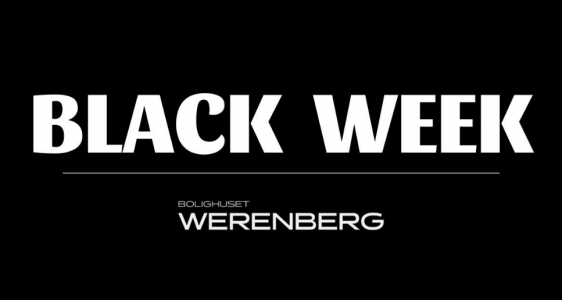 BLACK WEEK hos Bolighuset Werenberg